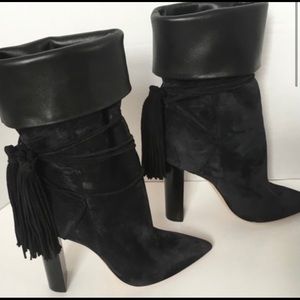 Saint Laurent Tassel Booties size 37.5